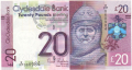 Clydesdale Bank Plc Higher Values From 1982 20 Pounds, 11. 7.2013